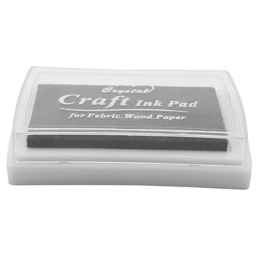 Black Ink Pad Inkpad Rubber Stamp Finger Print Craft Non-Toxic Baby