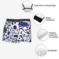 thumbnail image 3 of Gukieu Blue And White Porcelain Pattern Print Men's Boxer Briefs, High Elastic Moisture Wicking Boxer Briefs Underwear-XX-Large, 3 of 5