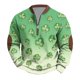 thumbnail image 2 of Ceisia Men's Fashion Printed Round Neck Casual Daily Long Sleeve Top Gift, 2 of 5