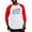 Red/White, variant on CafePress - Vote Peace Baseball Jersey - Cotton Baseball Jersey, 3/4 Raglan Sleeve Shirt