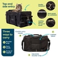 thumbnail image 4 of Sherpa Delta Airlines Travel Pet Carrier, Airline Approved & Guaranteed On Board - Black, Medium, 4 of 6