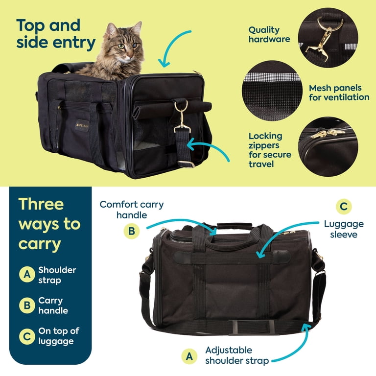 Sherpa, Airline Approved Pet Carrier, Medium, Fits under airplane