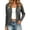 Dark Gray, variant on Women's Sweater Soft Zipper Hooded Long Sleeved Sweater Jacket for Casual Winter Fashion All Season Wear