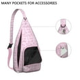 thumbnail image 3 of Colorful Axolotl Sling Backpack - Cute Mythical Creature Design Crossbody Bag, Fashionable Lightweight Daypack for Commuting & Shopping, 3 of 4