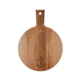 thumbnail image 2 of Teak Round Serving Board - Anchor - 12" W x 16-1/2" L x 1/2" Thick, 2 of 5