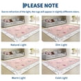 thumbnail image 5 of Garvee 9'x12' Floral Area Rug Modern Print Bordered Carpet, Washable Rug Non Slip Indoor Floor Mat for Living Room Bedroom Dining Room, Pink, 5 of 6
