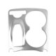 thumbnail image 4 of Car Silver Stainless Steel Console Water Cup Holder Frame Cover Trim for X204 2008-2015, 4 of 5