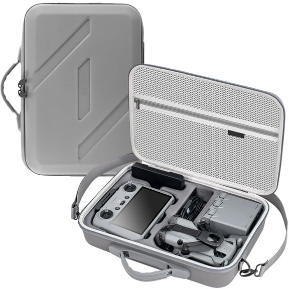 GAEKOL Carrying Case for DJI MINI 5 Pro & RC Controller, Portable PU Leather Storage Shoulder Bag for DJI Mini 5 Pro Fly More Combo Kit Accessories