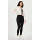 thumbnail image 2 of Leggings de yoga con cintura cruzada para mujer con bolsillo interior, fruncidos de 58,4 cm, 63,5 cm y 71 cm, 2 of 5