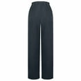 thumbnail image 4 of LLYWEY Wide Leg Flowy Pants for Women Solid Elastic High Waisted Drawstring Casual Loose Long Pants Trousers with Pockets LL-5 Navy XL, 4 of 8