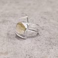 thumbnail image 3 of Natural Citrine Ring, Rough Citrine Gemstone Ring, November Birthstone, Dual Band, 925 Sterling Silver, Womens Ring, Christmas, Thanksgiving, Handmade, Statement Jewelry, Rough Gemstone Jewelry, 3 of 6