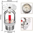 thumbnail image 5 of 5pc Sprinkler 3/4 Inch Pendent Type 155 Down 68 Sprinkler 3/4" Npt For Home Building, 5 of 5