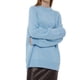 thumbnail image 3 of Suéteres de Gran Tamaño para Mujer, Conjuntos de Otoño 2025, Cuello Redondo, Mangas Largas, Jerseys de Punto A . Azul M, 3 of 8