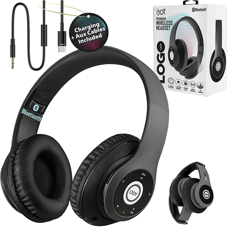 Auriculares inalámbricos con Bluetooth y micrófono, audífonos