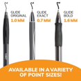 thumbnail image 5 of Boligrafo BIC Glide VCG11 BLUE Retractil Punta Media 1.0mm Pack 12 Unidades, 5 of 5