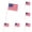 Red 7PCS, variant on Small US Flags On Stick 4 X 6 Inch Mini Hand Held Stick Flags with Spear Top Solid Wooden Flag for Party Sports Events Patriotic Festival 4th Of July Decorations