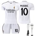 thumbnail image 1 of 2425 Camiseta del Real Madrid traje de uniforme de fútbol local 8 Cross No. 9 Mbappe camiseta transfronteriza nuevo estiloTalla 10 Flauta Mágica+calcetines, 1 of 2