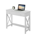 thumbnail image 6 of Convenience Concepts Oxford 30 inches Tall 1 Drawer 36-inch Desk, White, All Ages, 6 of 6
