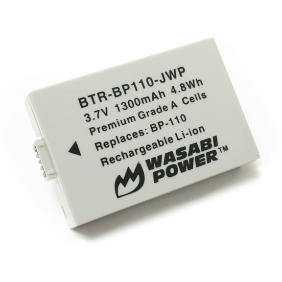 Wasabi Power Battery for Canon BP-110 (Fully Decoded)