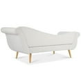thumbnail image 5 of Chaise Lounge With Scroll Arms, Soft Upholstery, High Rebound Sponge, Stable Birch Legs, Elegant Appearance, 67.16"w X 28.52"h 27.89"d, 5 of 6