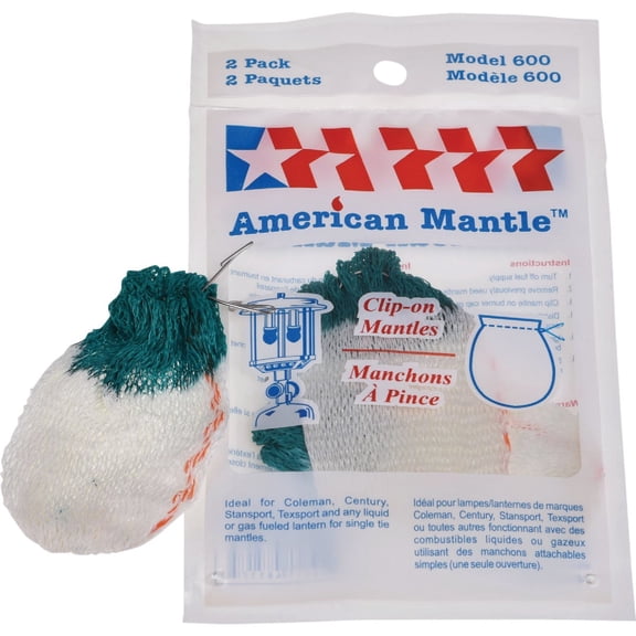 Coleman #21 Instaclip Mantles: 2-Pack, Model 21B132C