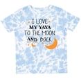 thumbnail image 3 of Inktastic I Love My Yaya to the Moon and Back Boys or Girls Toddler T-Shirt, 3 of 5