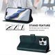 thumbnail image 4 of For iPhone 15 Pro Cases Wallet Stand Retro Texture Leather Phone Cover with Lanyard - Grey, 4 of 5