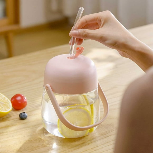 Taza Portátil Para Frutas Y Verduras Con Tenedor Incorporado Y Recipiente Hermético Para Hielo, Para Uso En Interiores Y Exteriores, En La Cocina.