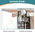 thumbnail image 6 of Newacme LLC Freeport Park Alvin 12 ft. W x 10 ft. D Retractable Patio Awning, 6 of 11