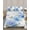 Blue, Sky Blue, Green, White, variant on Bedding Flat Sheet&nbsp;- Hotel Quality Queen Top Sheet - Abstract Pink Cherry Blossom Flower on White Soft Breathable Microfiber Fabric Bed Top Sheet 1 Flat Sheet Only, Floral