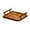 Light Wood L, variant on yotijay Wood Serving Tray Tea Drink Dessert Decorative with Rim Rectangle Food Board Dark Wood S
