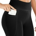 thumbnail image 5 of Fiaer,Yoga Pants with Pockets for Women,Flare Scrunch Leggings for Women,High Waisted Lift Lift Slim Fit Joggers for Daily Wear Fitness Black M, 5 of 8