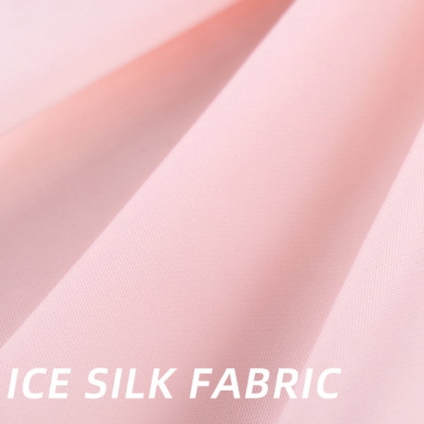 Máscara de protección solar Bufanda de sombrilla de máscara facial suave para mujer para actividades al aire libre de verano (rosa)