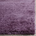 thumbnail image 5 of SAFAVIEH Indie Balfour Solid Polyester Shag Area Rug, Purple, 8' x 10', 5 of 7