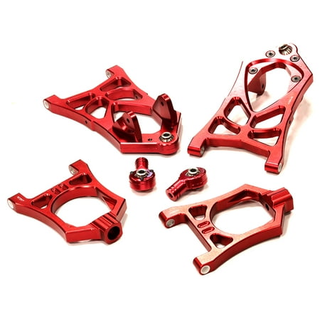 - Integy RC Toy Model Hop-ups BAJ208RED Billet Machined Type IV Front Suspension Arm Set for HPI Baja 5B, 5B2.0, 5T, 5SC
