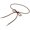 Coffee, variant on Round PU Leather Rope Thin Waistband for Women Fashionable Waist Adorment Knotted Waist Strap for Decorative Coat Skirt