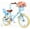 Blue, variant on QWAYQ Kids Bike for 3-5 Years Old, 14" Children Bicycle with Training Wheels, Doll Seat and Basket, Girl's Bikes with Handbrake, Pink