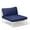 Navy, variant on Pellebant Outdoor Sofa with Arms Patio Furniture Set,Beige