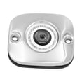 thumbnail image 5 of Chrome Front Brake Master Cylinder Cover Fit For Harley Touring 05-07 Dyna 06-17, 5 of 9