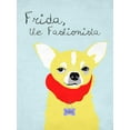 thumbnail image 2 of Oliphant, Ginger 19x24 Black Ornate Wood Framed with Double Matting Museum Art Print Titled - Frida the Fashionista Chihuahua, 2 of 4