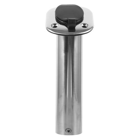 Pawsdot Stainless Steel Fishing Rod Holder for Daily Use Silver Color Compact Size Lightweight