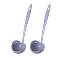 thumbnail image 1 of TIMIFIS Long Handle Colander 2 in 1 Soup Spoon Long Handle Creative Porridge Filter Dinnerware Cooking Tools Kitchen Appliances, 1 of 1