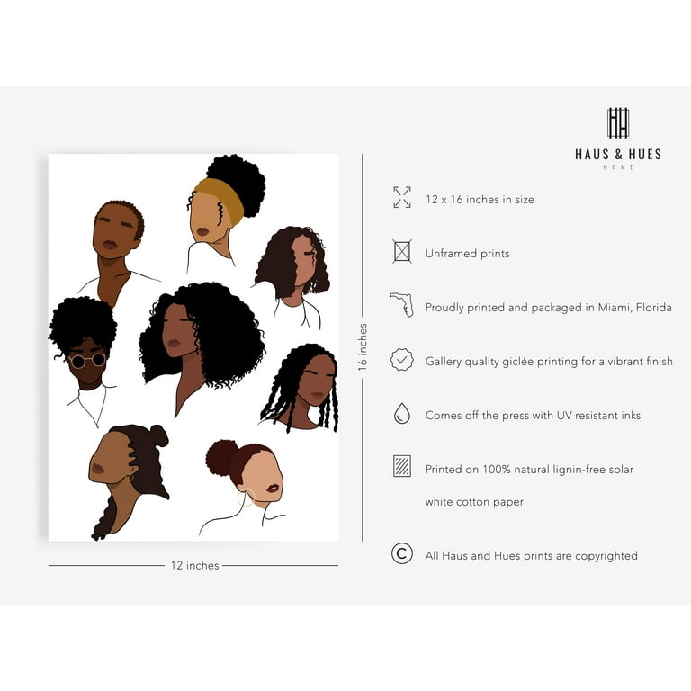 Natural Hair Wall Art