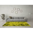 thumbnail image 3 of Ahgly Company Indoor Rectangle Abstract Yellow Modern Area Rugs, 8' x 12', 3 of 4