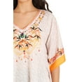 thumbnail image 5 of Miss Lavish London Women Kaftans Dresses, Creme Glod S, 5 of 6