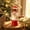 A, variant on Christmas Water Glitter Lantern, LED Gingerbread Man Figurine Night Light with Swirling Snow for Tabletop Holiday Home Decor