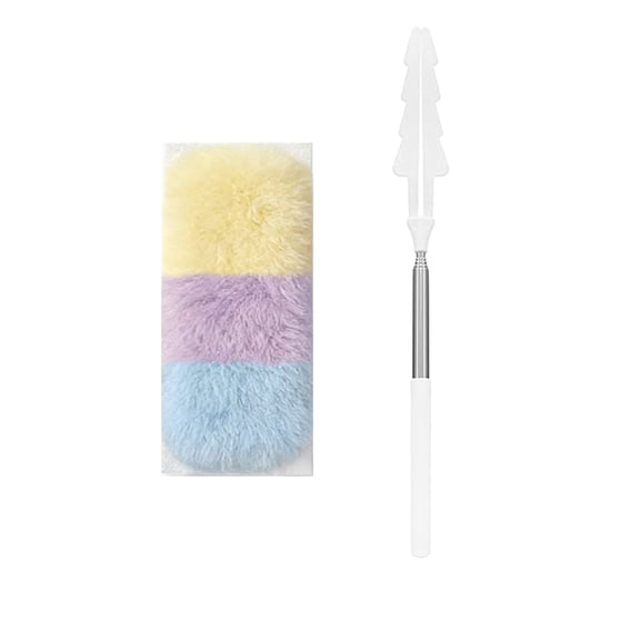 43-Inch Extendable Microfiber Duster with 10 Heads - For Cleaning High Ceilings & Hard-to-Reach Spots