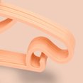 thumbnail image 6 of 10 Pack Colour Plastic Baby Hangers, Extendable Hangers, Children Coat Hangers with Stackable Hooks, Non-Slip Toddler Hangers for Kids Children Clothes Dresses (Orange), 6 of 6