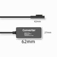 thumbnail image 4 of Adaptador de cargador de energía Hugtrwg Para Microsoft Surface Pro X 9 8 7 6 5 4 3 65W, 4 of 7