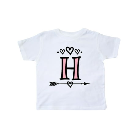 

Inktastic Letter H Monogram Tribal Arrow Gift Toddler Toddler Girl T-Shirt